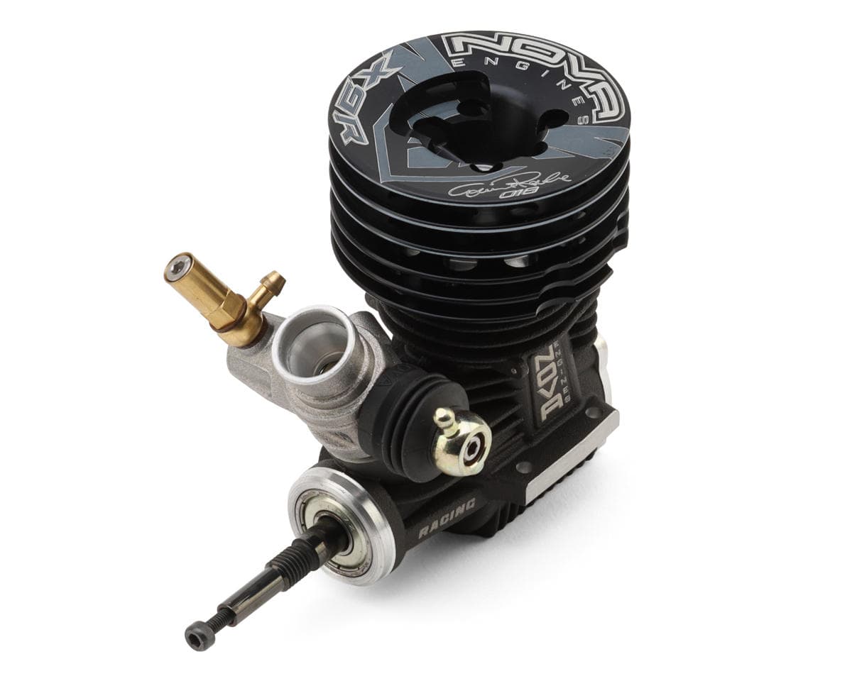 Nova Engines X9R.018 V2 .21 (3.5cc) 9-Port On-Road Nitro Engine (DLC Shaft) (Black)