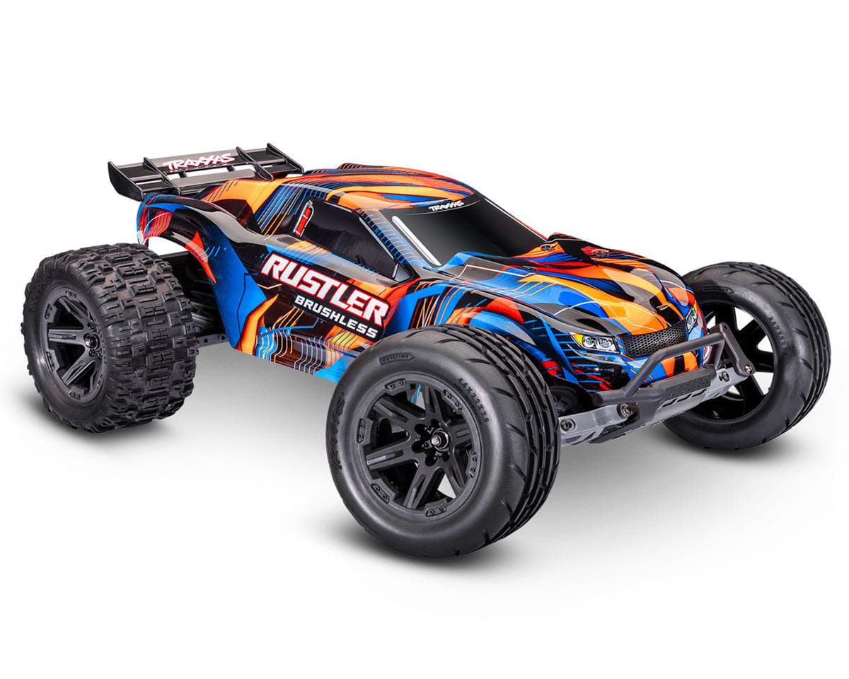Traxxas Rustler VX3 1/10 RTR 2WD Brushless Stadium Truck (Orange) w/VX3 ESC, TQi™ Sport 2.4GHz Radio & TSM®