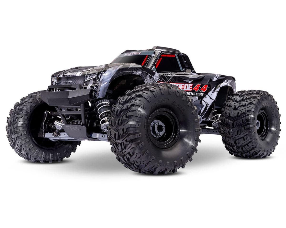 Traxxas Stampede® 4x4 VX3 1/10 RTR 4WD Brushless Monster Truck (Black) w/VX3 ESC, TQi™ Sport 2.4GHz Radio & TSM®
