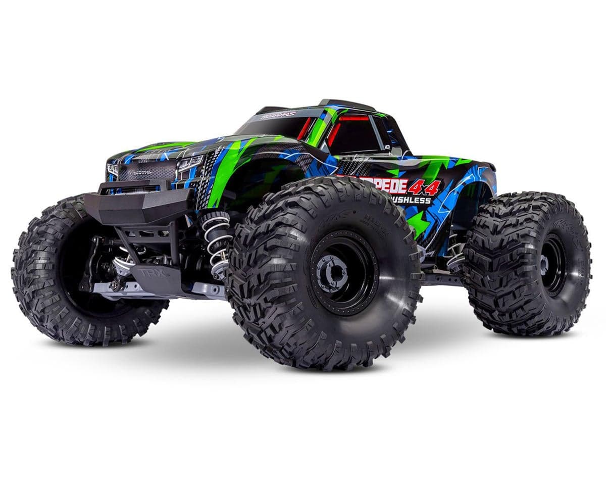 Traxxas Stampede® 4x4 VX3 1/10 RTR 4WD Brushless Monster Truck (Green) w/VX3 ESC, TQi™ Sport 2.4GHz Radio & TSM®