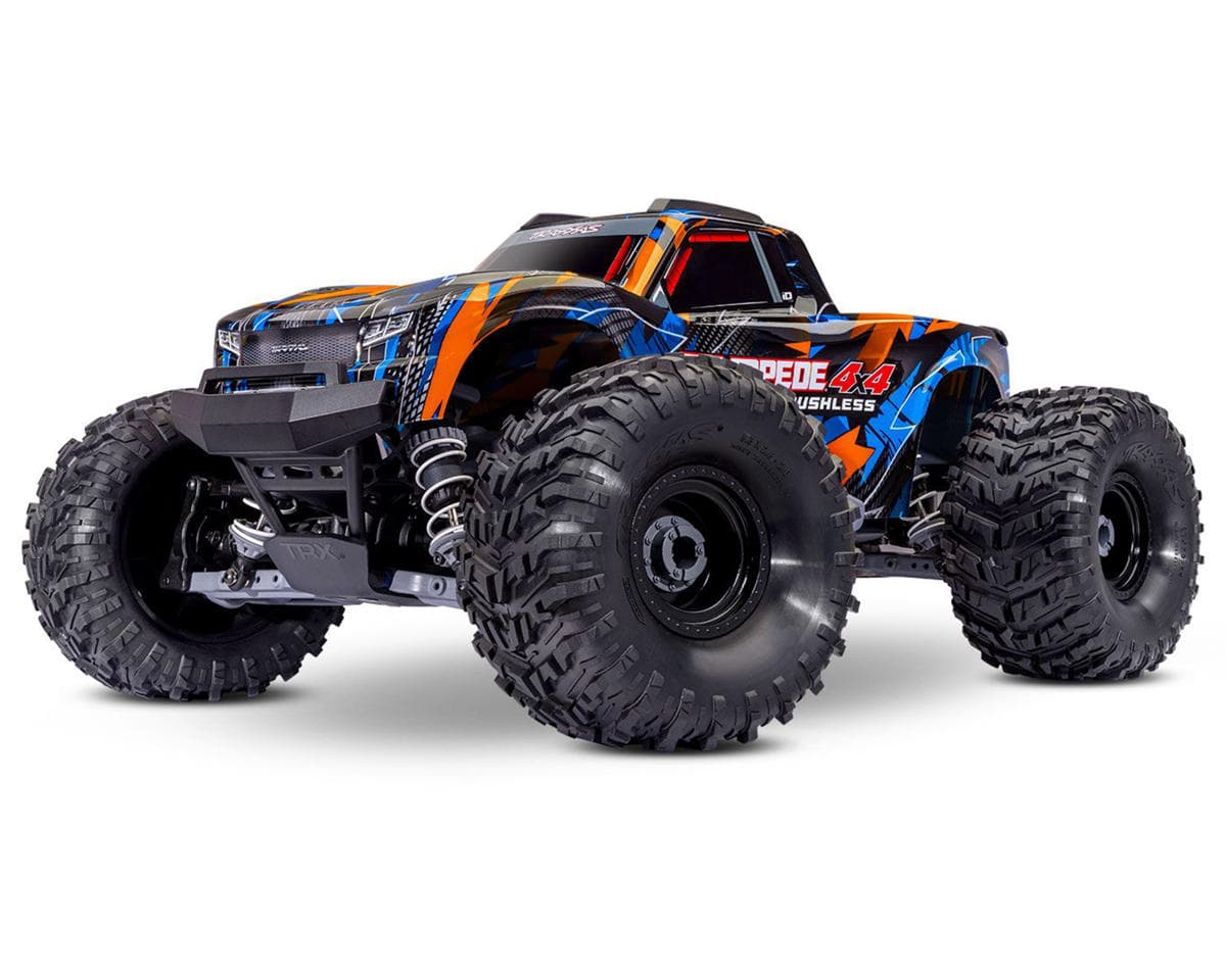 Traxxas Stampede® 4x4 VX3 1/10 RTR 4WD Brushless Monster Truck (Orange) w/VX3 ESC, TQi™ Sport 2.4GHz Radio & TSM®