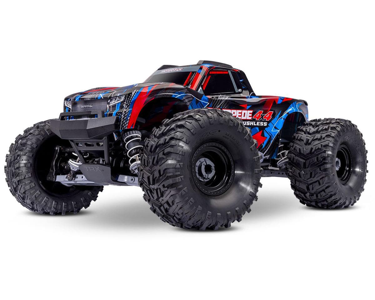 Traxxas Stampede® 4x4 VX3 1/10 RTR 4WD Brushless Monster Truck (Red) w/VX3 ESC, TQi™ Sport 2.4GHz Radio & TSM®