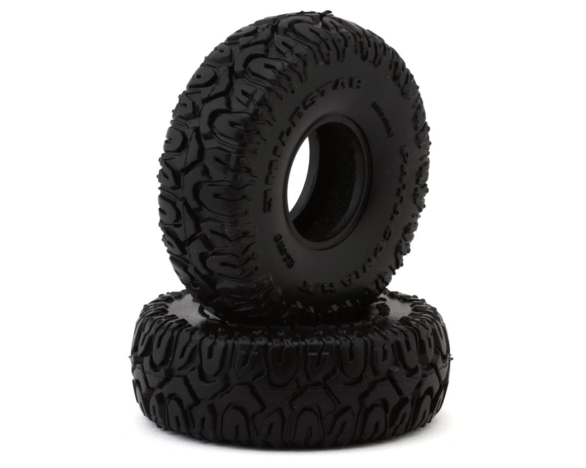 RC4WD 1.0" Milestar Patagonia M/T V2' Micro Rock Crawler Tires (2) (GripTec Red/Super Soft) (63mm OD)