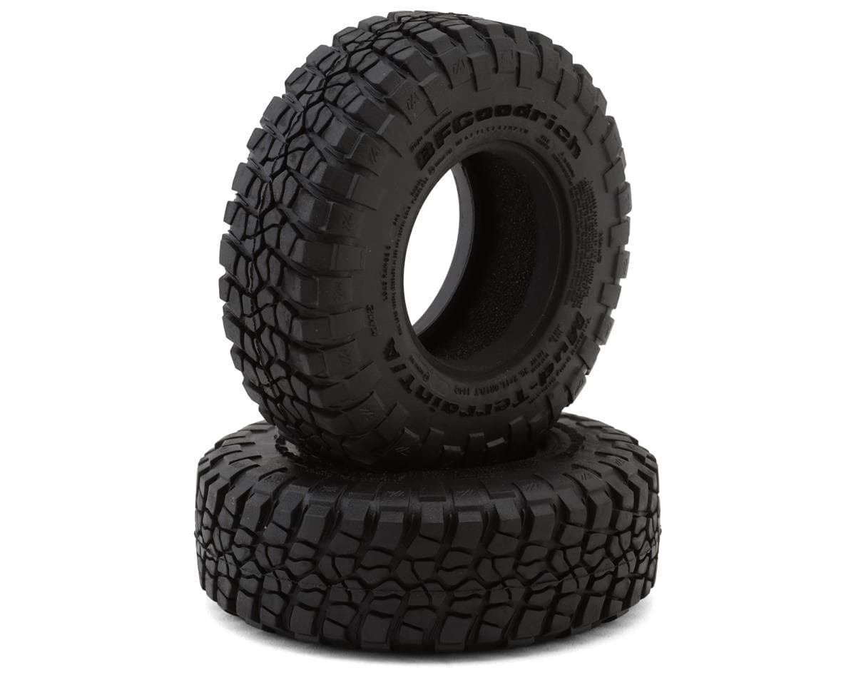 RC4WD 1.7" BFGoodrich Mud-Terrain T/A KM2 Scale Crawler Tires (2) (GripTec Red/Super Soft)