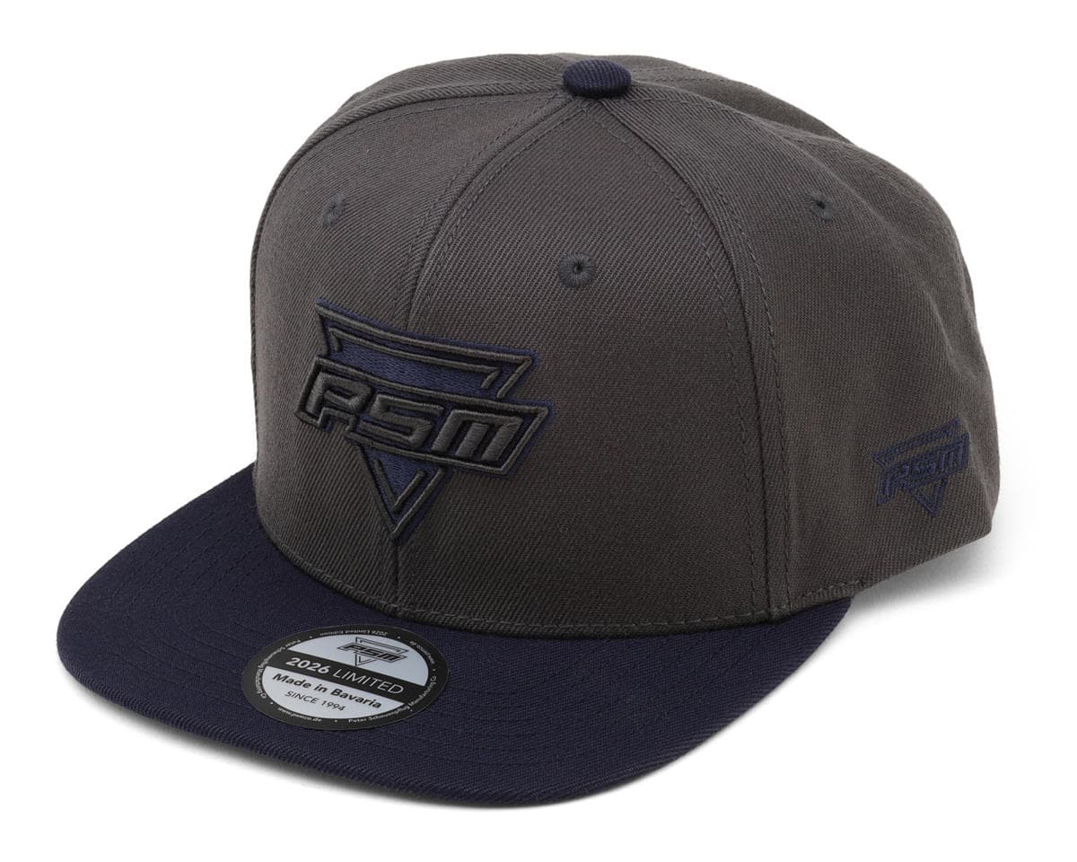 PSM Delta Snapback Flatbill Hat (Grey) (One Size Fits Most)
