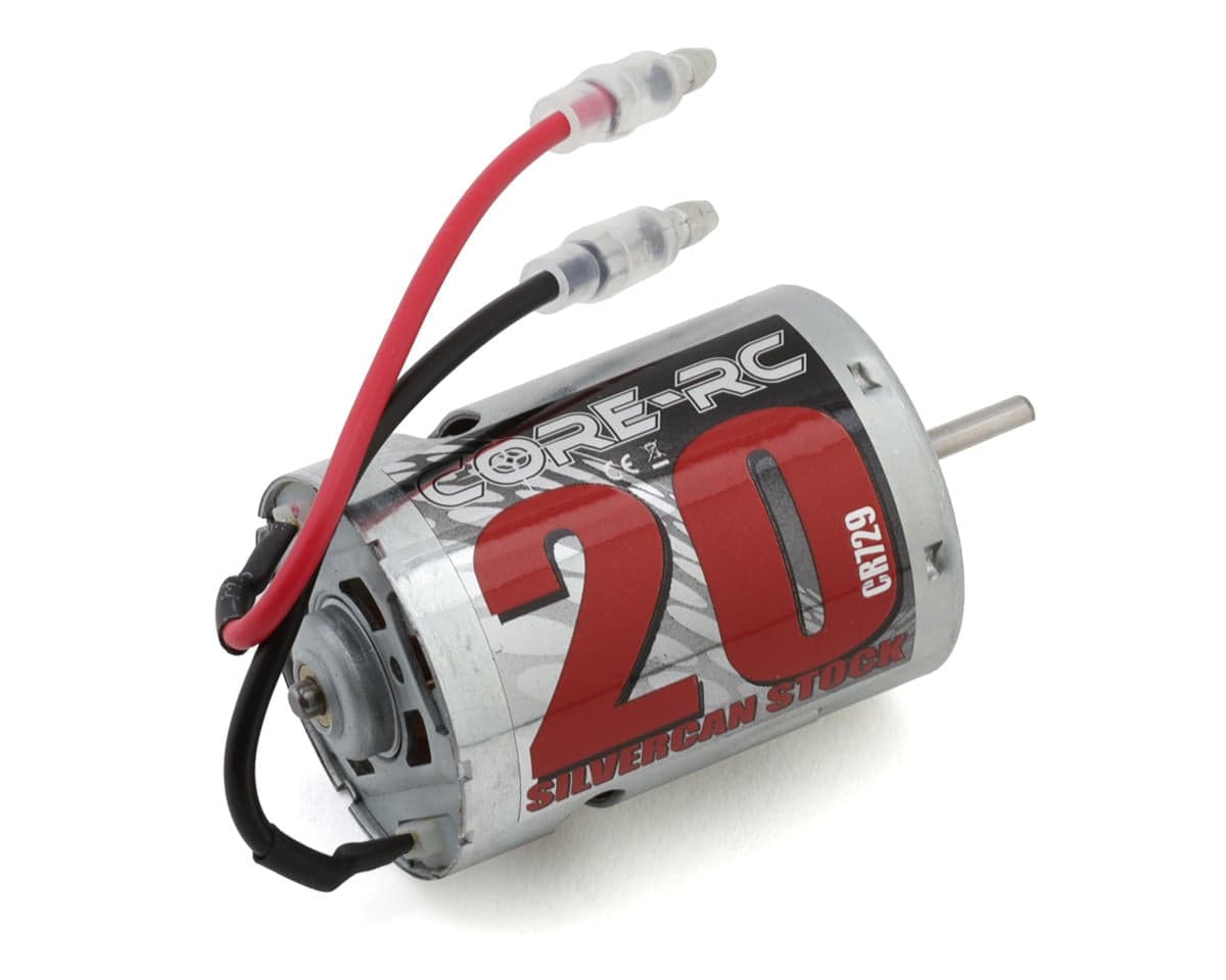Core-RC Core 20 Silver Can Brushed 540 Motor (20T)