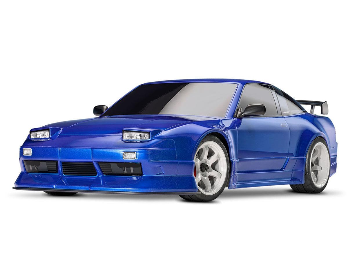 Traxxas 4-Tec® 2.0 Nissan® 240SX 1/10 RTR Electric Brushless 4WD On-Road Car (Blue) w/VX3 ESC, TQi™ Sport 2.4GHz Radio & TSM®