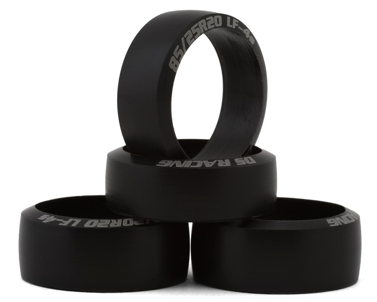 DS Racing Mini-Z Low Profile 8.5mm Front & 11mm Rear Drift Tires (4) (20mm) (LF-4S)