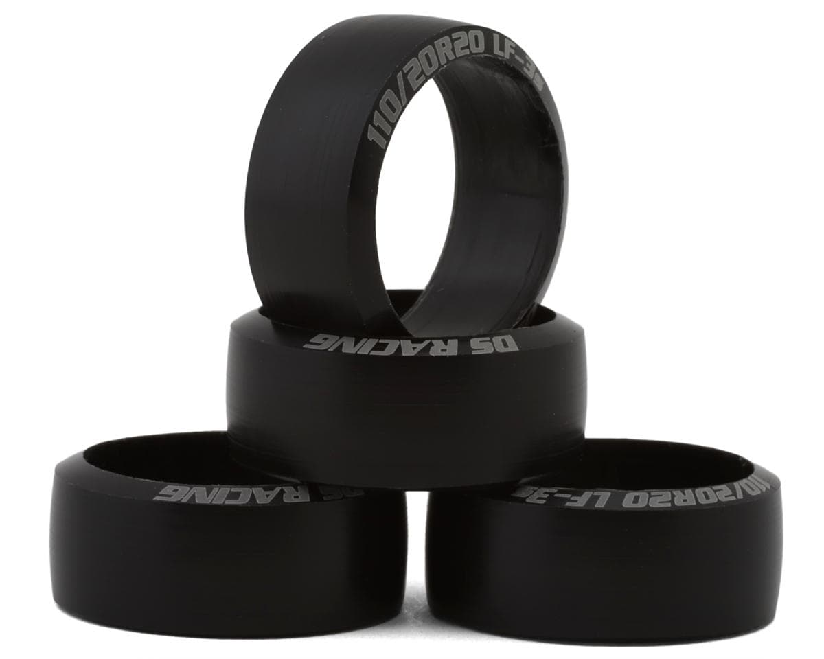 DS Racing Mini-Z Low Profile 11mm Wide Rear Drift Tires (4) (LF-3S)