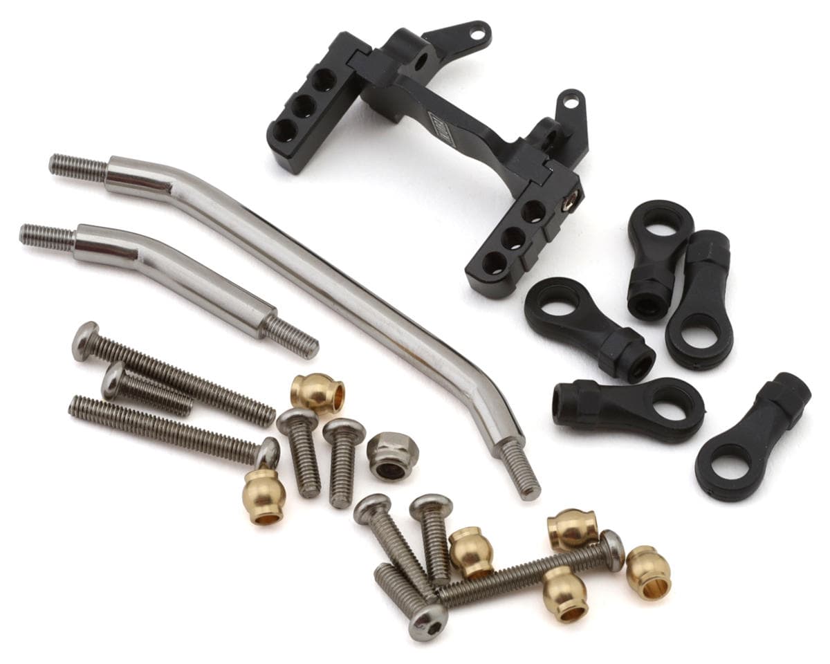Injora Lay Down Servo Mount & Steering Links Set for Traxxas TRX-4M (Stock Axle)