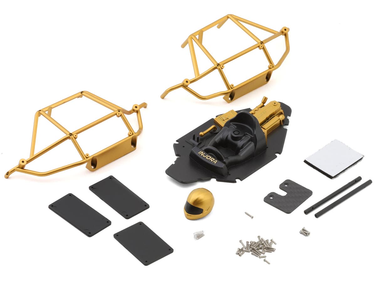 Injora Moonbit Nylon Tube Buggy Frame Kit for Traxxas® TRX-4M® (Gold)