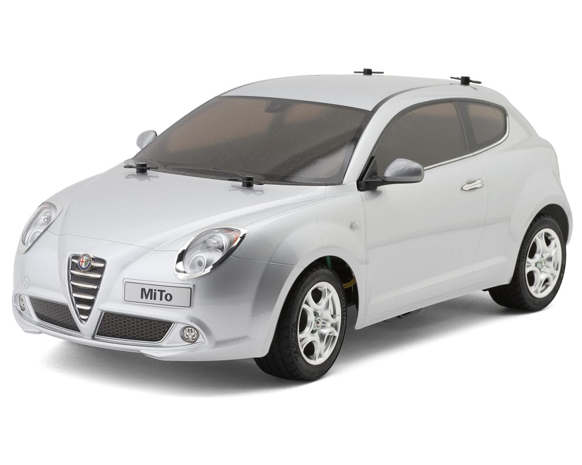 Tamiya Alfa Romeo MiTo Electric Ready-To-Run 2WD On-Road TC Car (M-05) (Silver) w/2.4GHz Radio