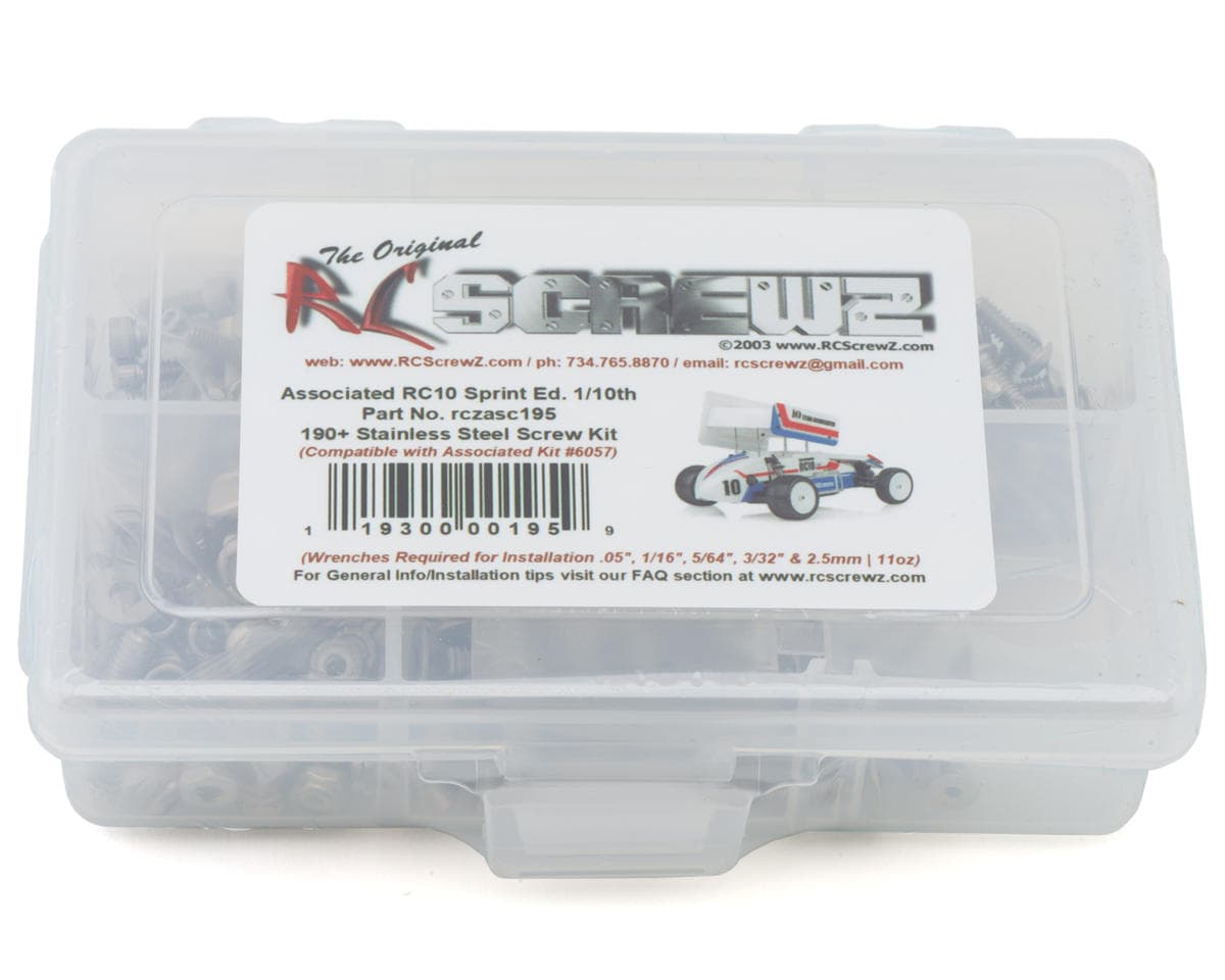 RC Screwz Team Associated RC10 1/10 Sprint Car Stainless Steel Screw Kit