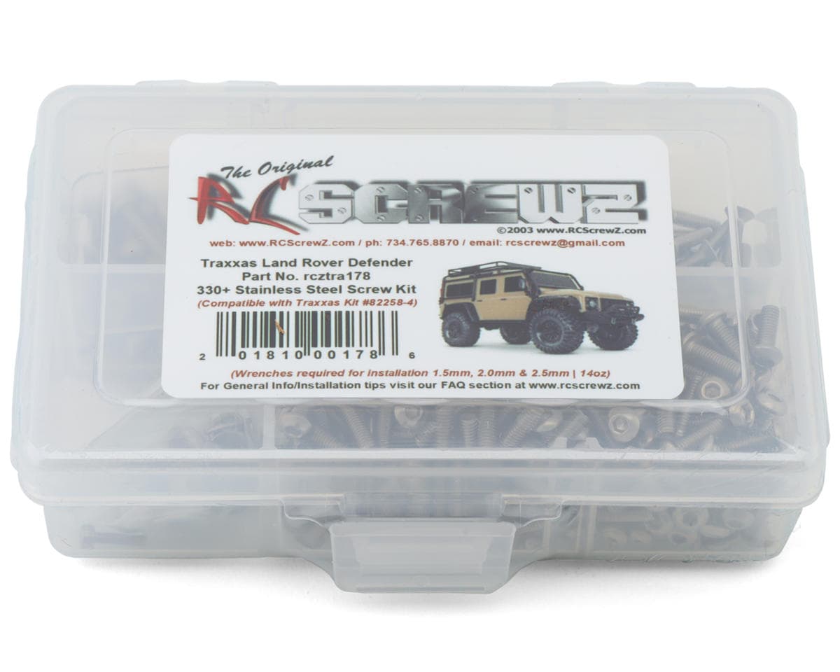 RC Screwz Stainless Steel Screw Kit for Traxxas® TRX-4® 1/10 Land Rover Defender