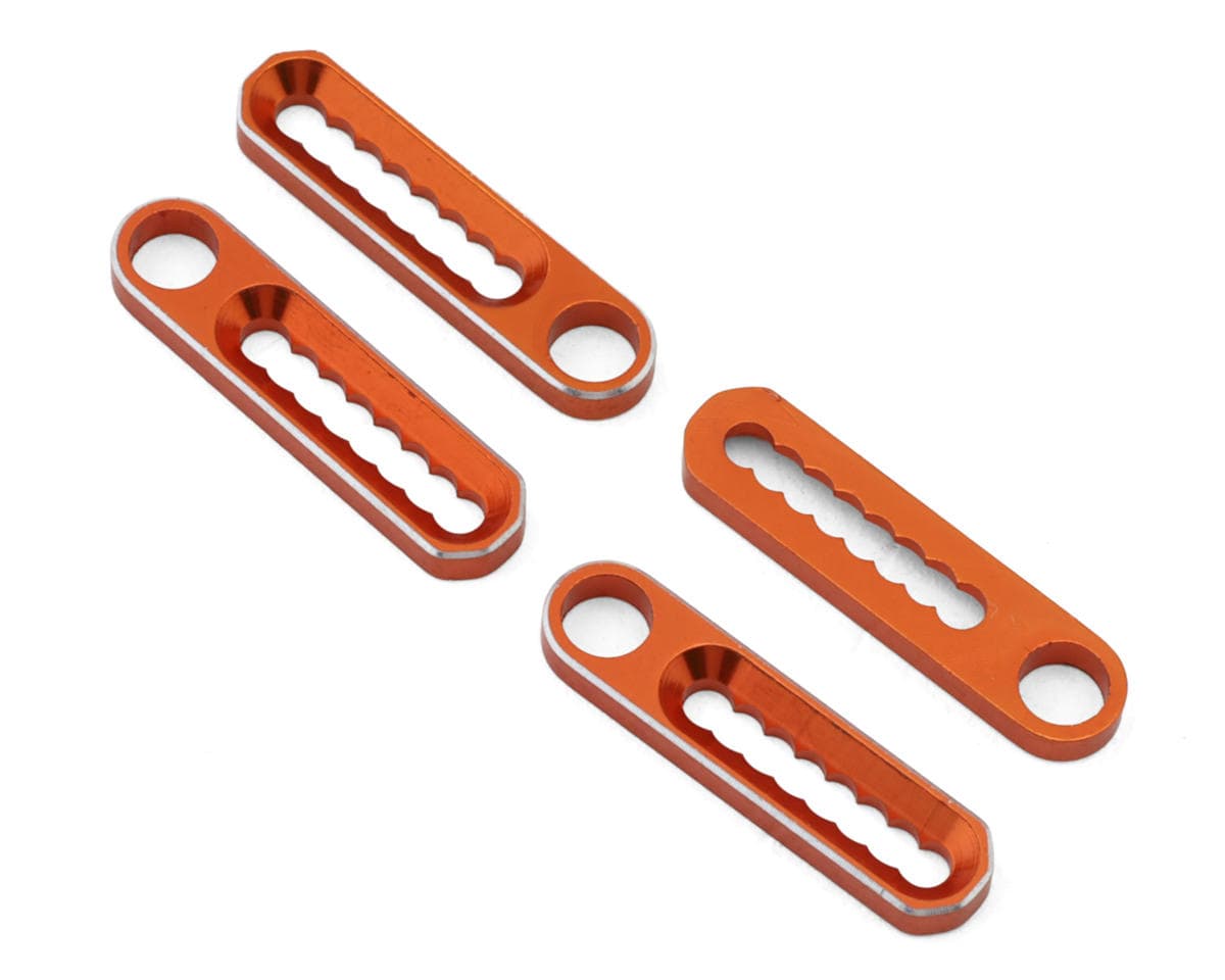 HPI Stage-D24 Aluminum Front Suspension Arms (Orange) (4)