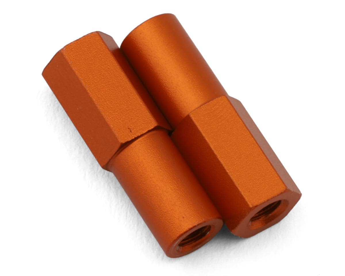 HPI Stage-D10 Aluminum Steering Posts (Orange) (2)