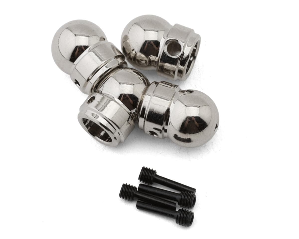 HPI Stage-D10 Steel Body Post Ball Ends (4)