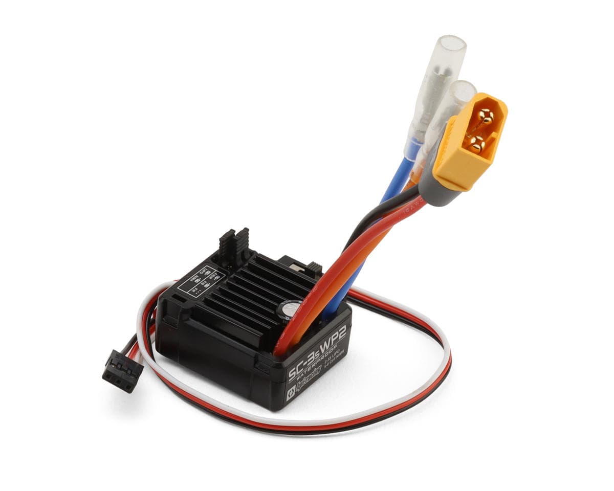 HPI Stage-D10 SC-3SWP2 Waterproof Brushed ESC (2-3S) w/XT60 Connector