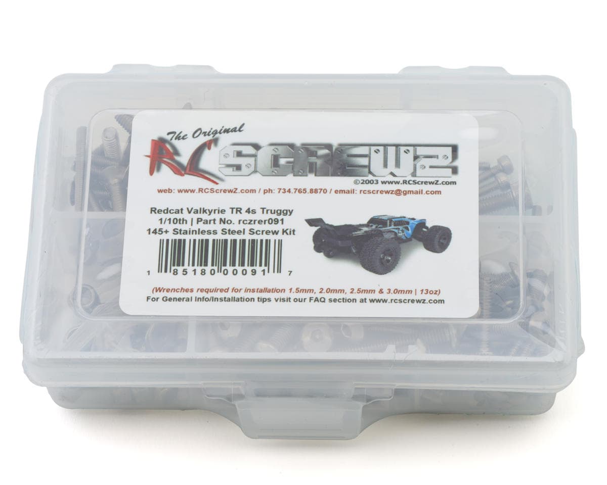 RC Screwz Redcat Valkyrie TR 4S 1/10 Truggy Stainless Steel Screw Kit