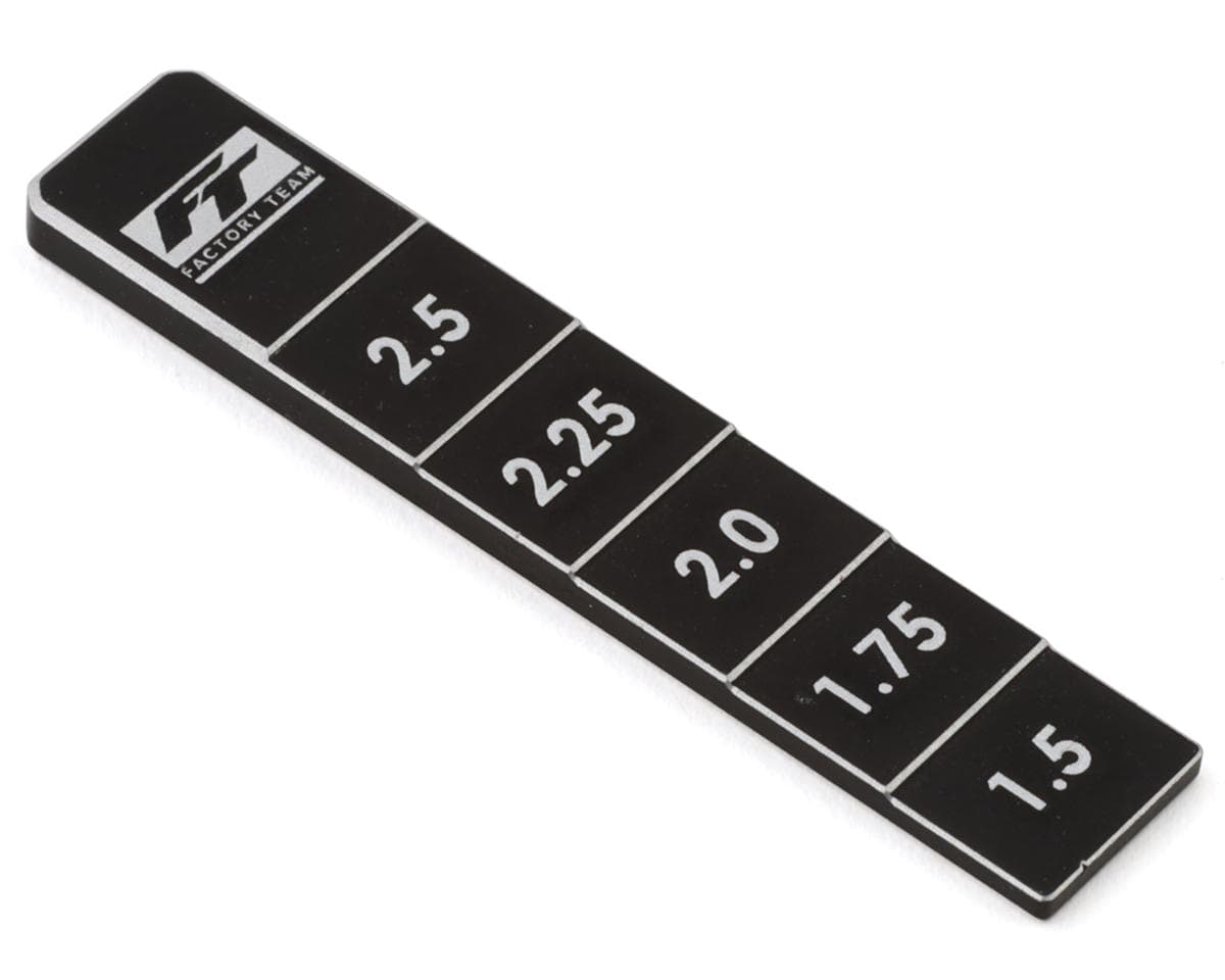 Team Associated Factory Team 1/28 Scale Ride Height Gauge (1.5-2.5mm)