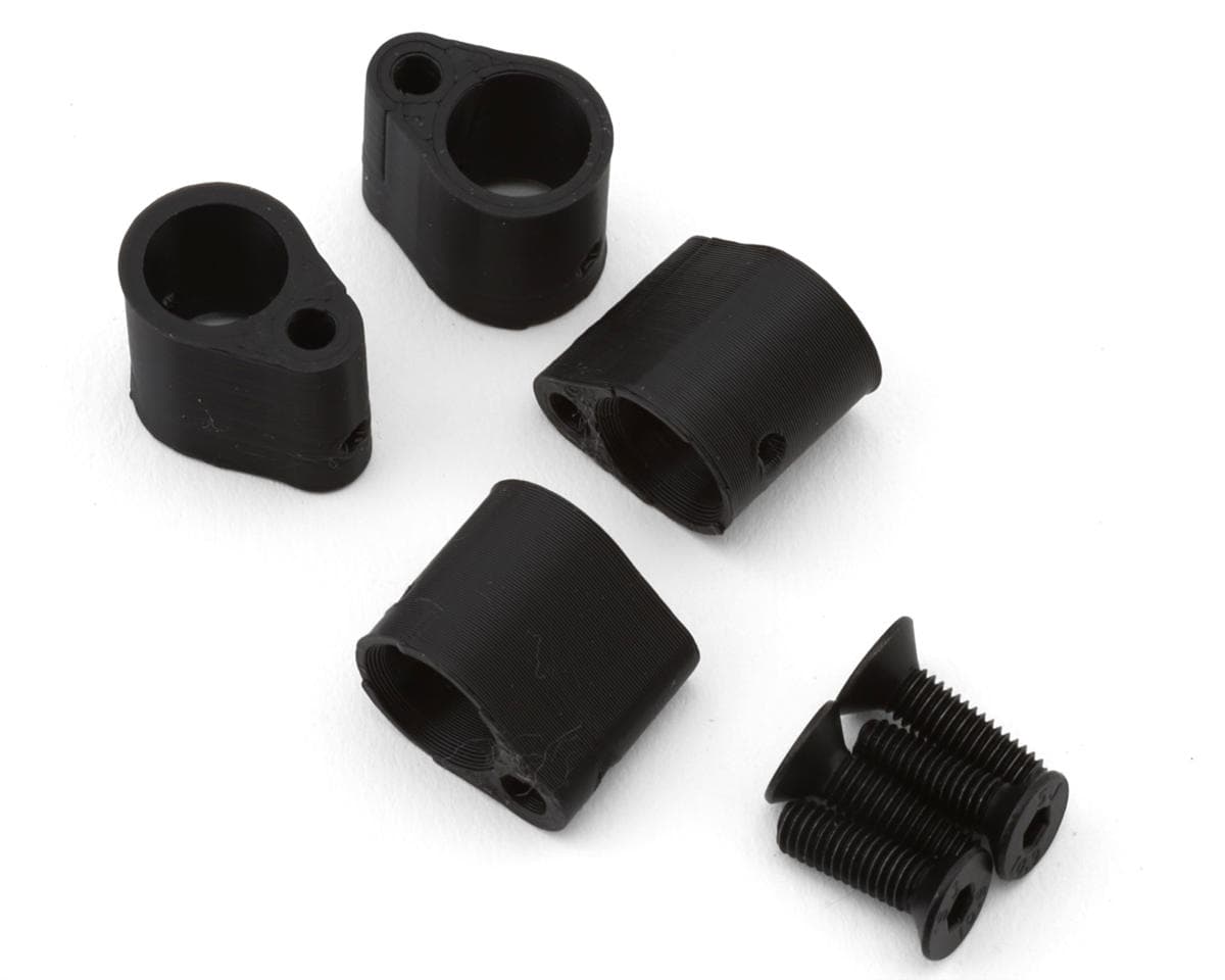 Whitz Racing Products Team GFRP Body Mounts (Black) (Assault/Assailant/Weapon)
