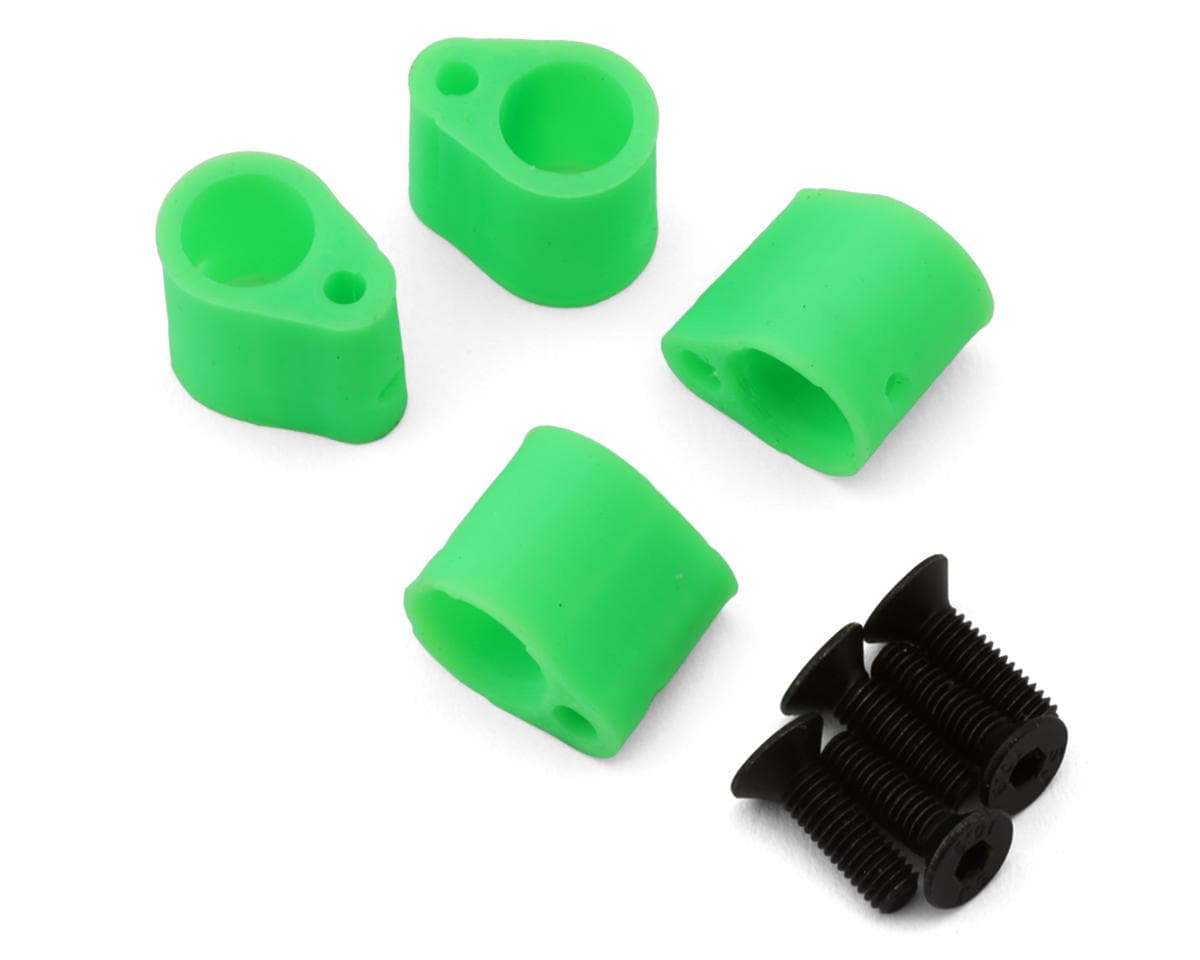 Whitz Racing Products Team GFRP Body Mounts (Green) (Assault/Assailant/Weapon)