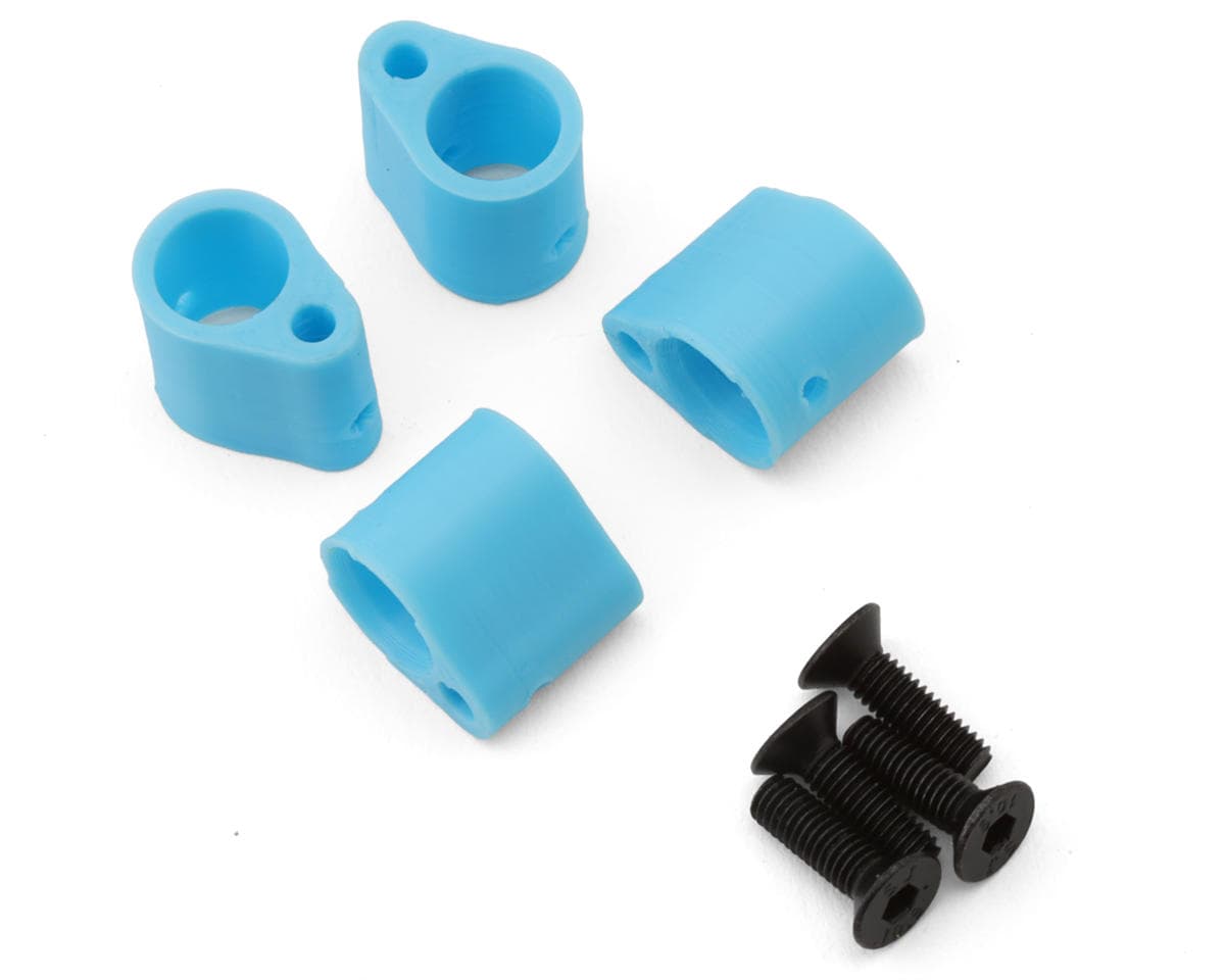 Whitz Racing Products Team GFRP Body Mounts (Blue) (Assault/Assailant/Weapon)