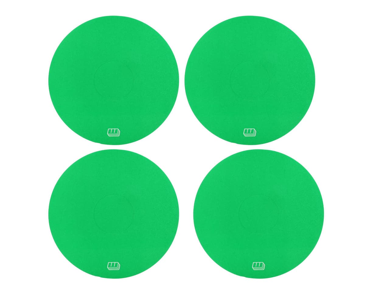 Whitz Racing Products Workhorse 2.2" 1/10 Off-Road Dirt Oval Wheel Stickers (Green) (4)