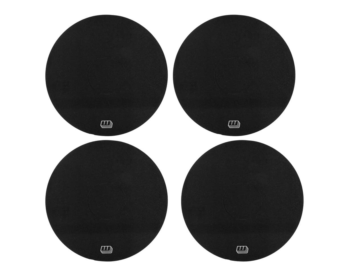 Whitz Racing Products Workhorse 2.2" 1/10 Off-Road Dirt Oval Wheel Stickers (Black) (4)