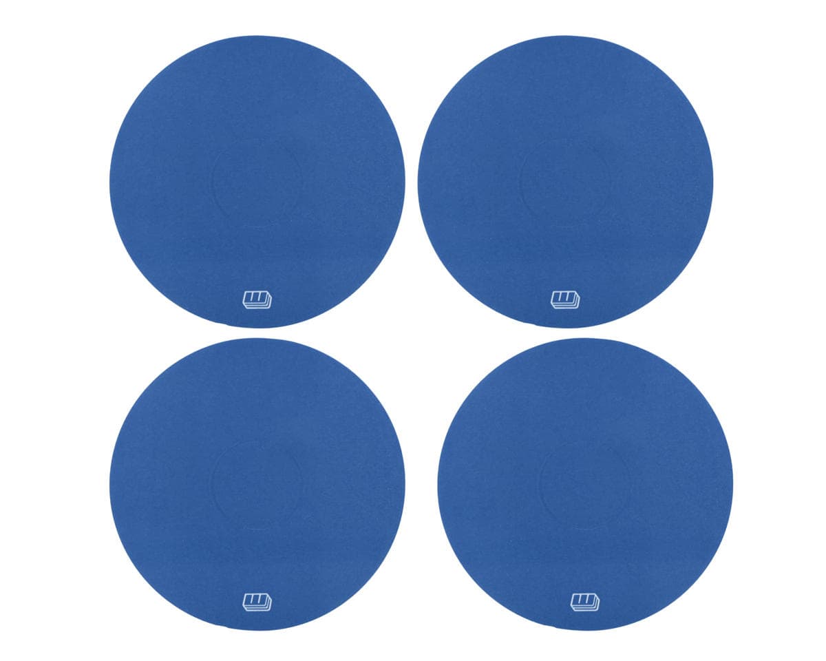 Whitz Racing Products Workhorse 2.2" 1/10 Off-Road Dirt Oval Wheel Stickers (Blue) (4)