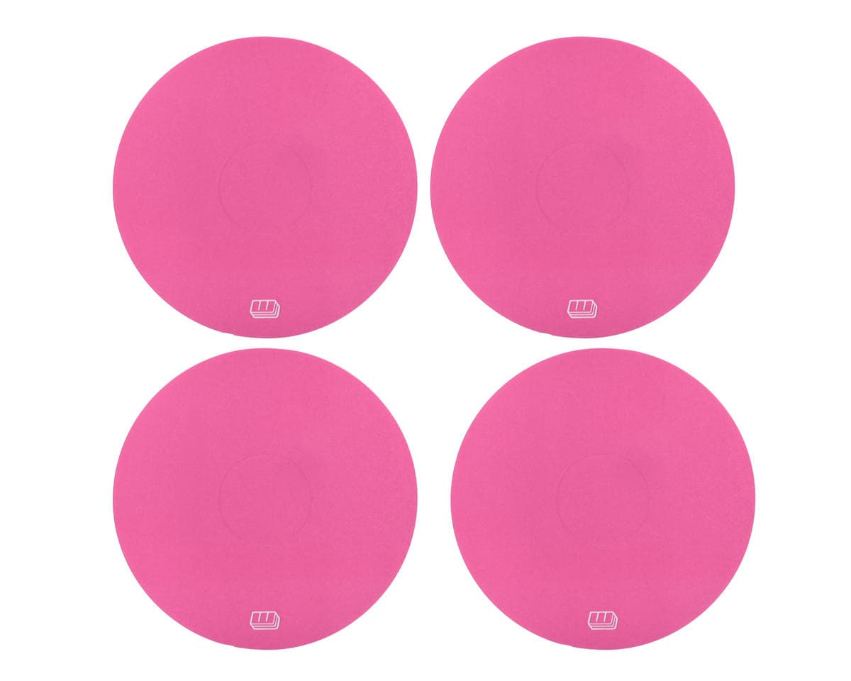 Whitz Racing Products Workhorse 2.2" 1/10 Off-Road Dirt Oval Wheel Stickers (Pink) (4)