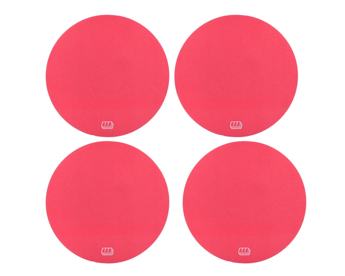 Whitz Racing Products Workhorse 2.2" 1/10 Off-Road Dirt Oval Wheel Stickers (Hot Pink) (4)