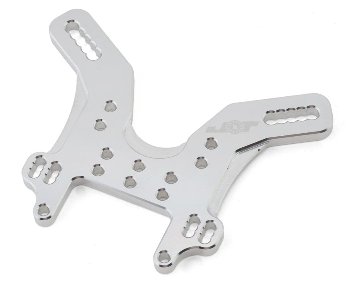 J&T Bearing Co. Tekno NB/EB48 2.2 Rear Aluminum Split Shock Tower (Silver) (D Height)