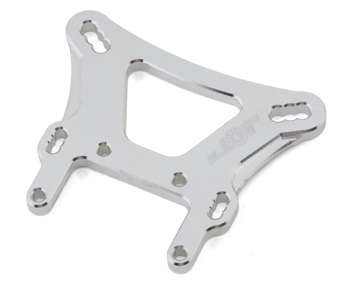 J&T Bearing Co. Tekno NB/EB48 2.2 Front Aluminum High-Grip Shock Tower (Silver) (B Height)