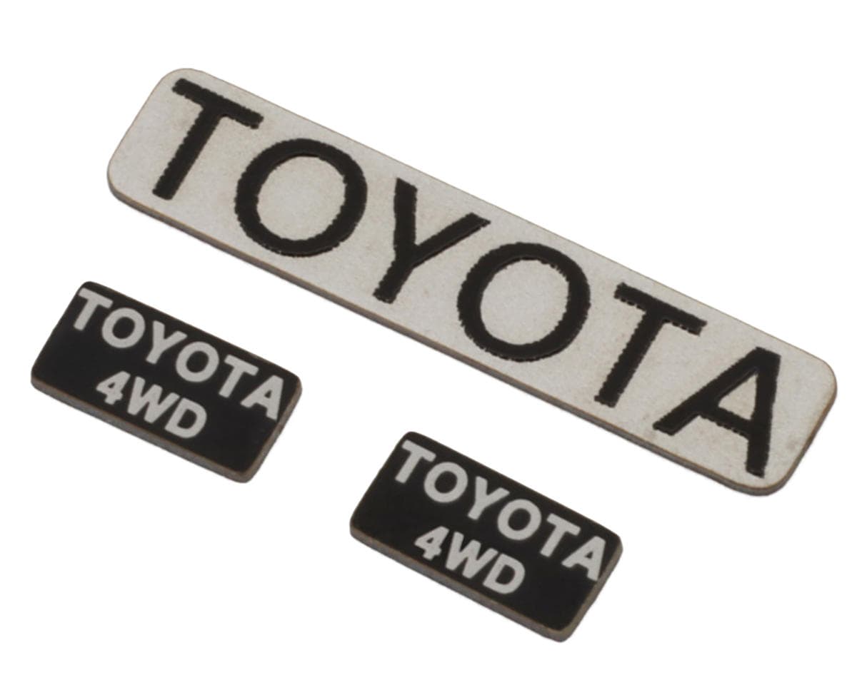 RC4WD 1985/87 Toyota Pickup/Xtracab Body Metal Emblems