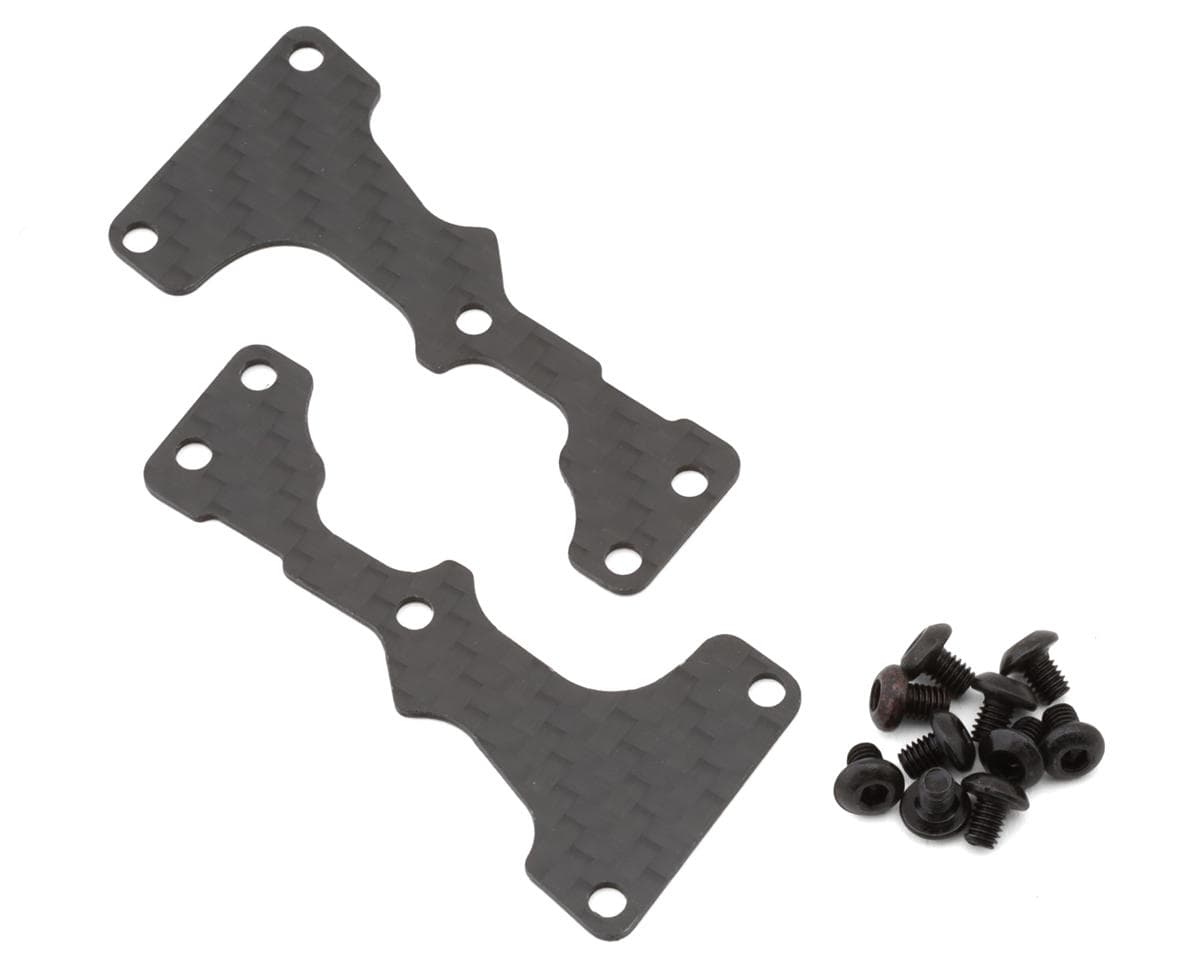 J&T Bearing Co. Kyosho MP11 Carbon Fiber Front Upper Arm Inserts (2)