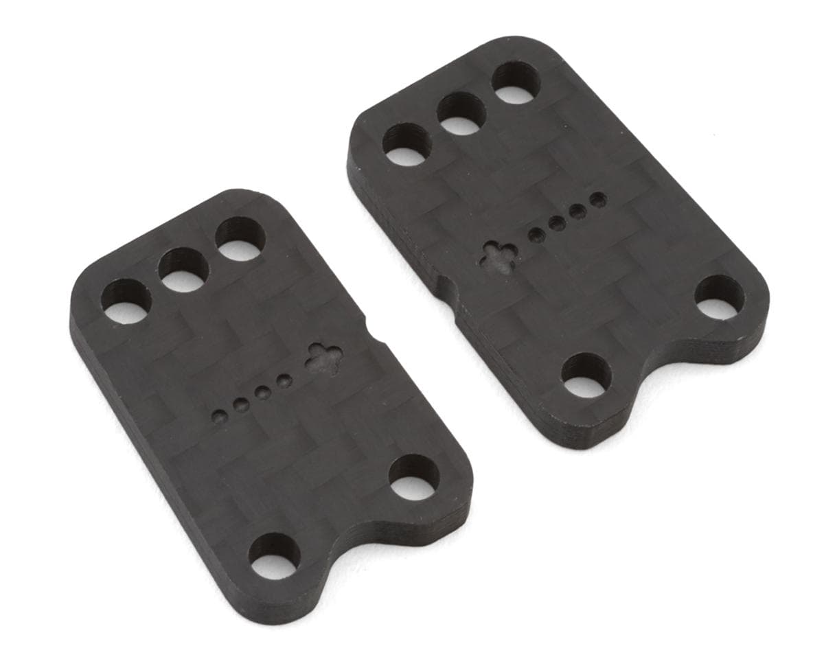 J&T Bearing Co. Mugen MBX8 Carbon Fiber Rear Hub Plates (4) (4-Dot Plus)