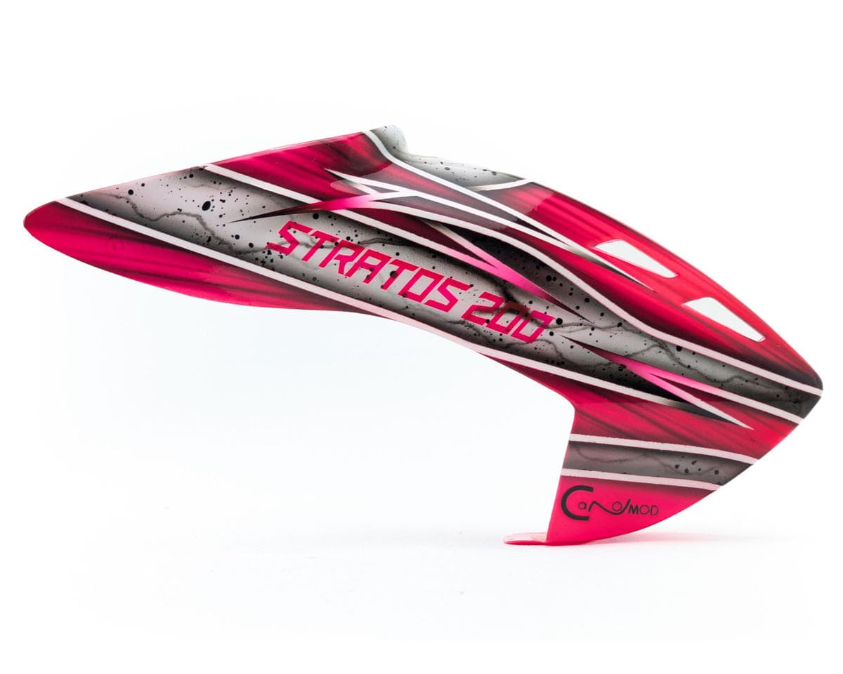 Canomod XLPower Stratos 200 Polycarbonate Airbrush Pre-Painted Canopy (Pink Nebula)