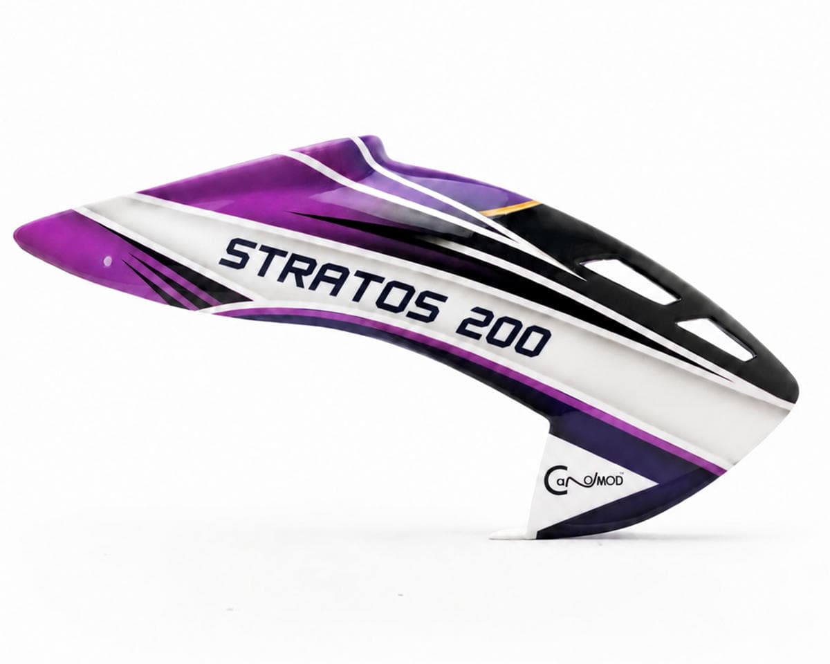 Canomod XLPower Stratos 200 A3 Fiberglass Airbrush Pre-Painted Canopy (Purple)