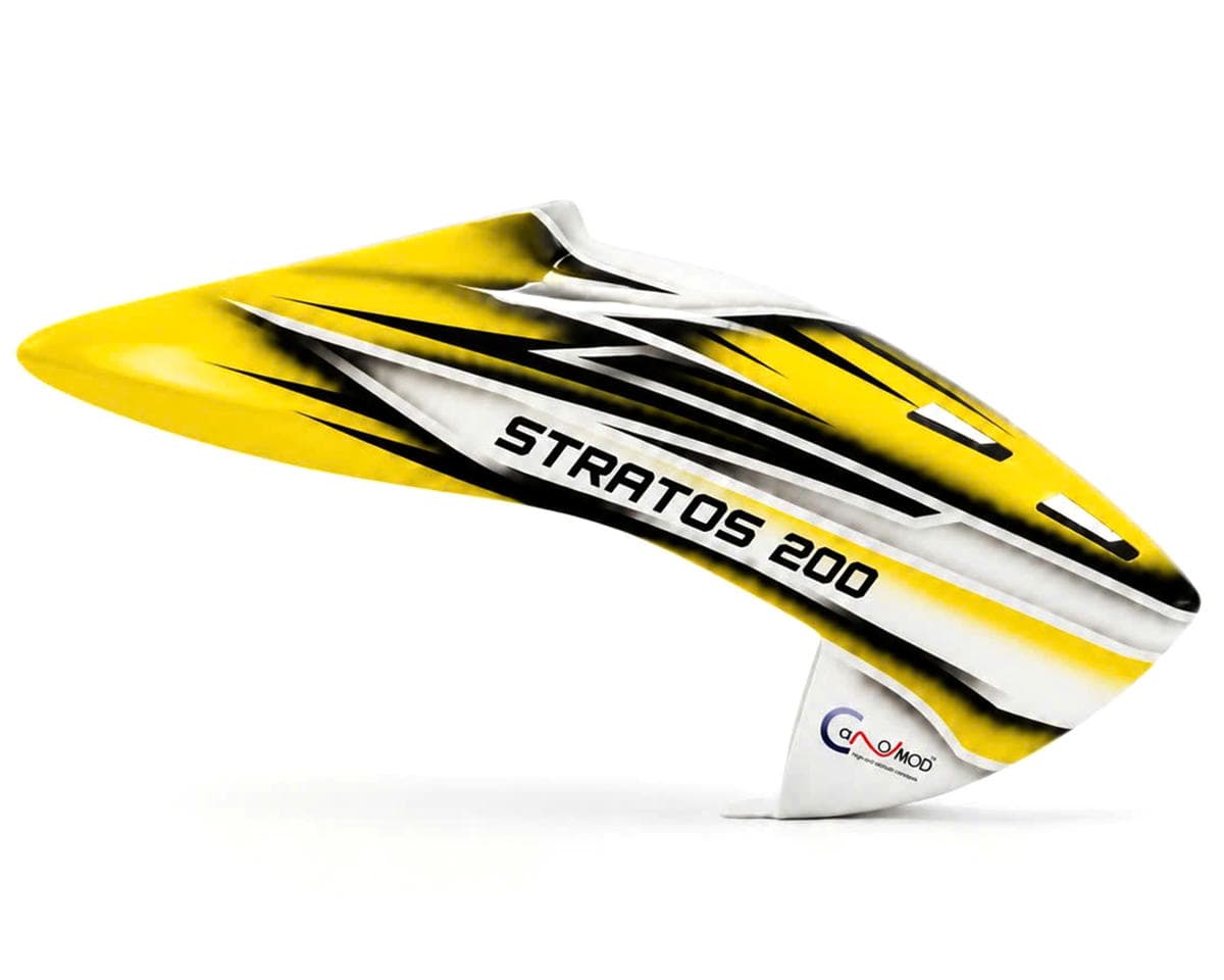 Canomod XLPower Stratos 200 A1 Fiberglass Airbrush Pre-Painted Canopy (Yellow)