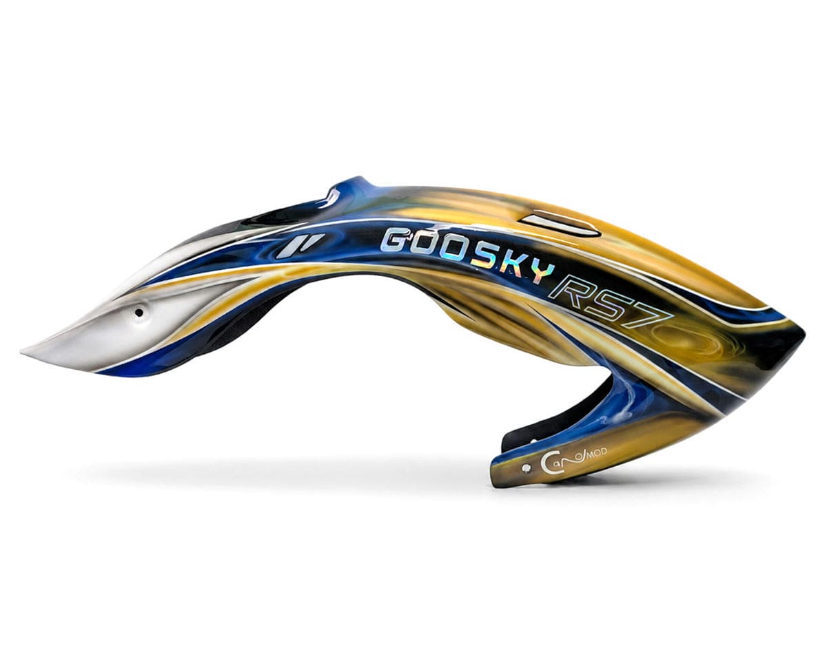 Canomod Goosky RS7 Ultra Fiberglass Airbrush Pre-Painted Canopy (Golden Tide)