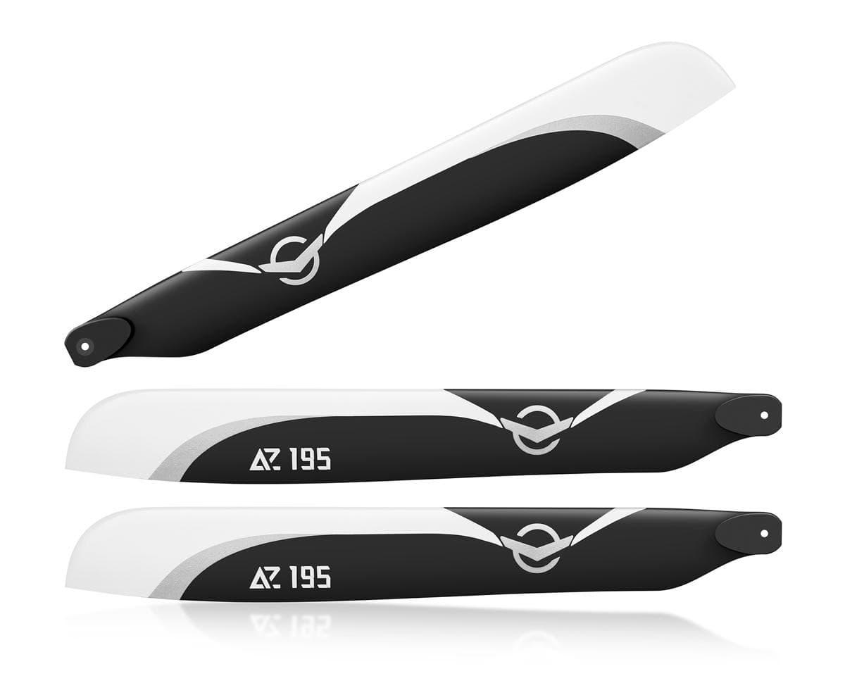 Azure Power Plastic AZ-195 195mm Main Tri Blade Set (3-Blade Set)
