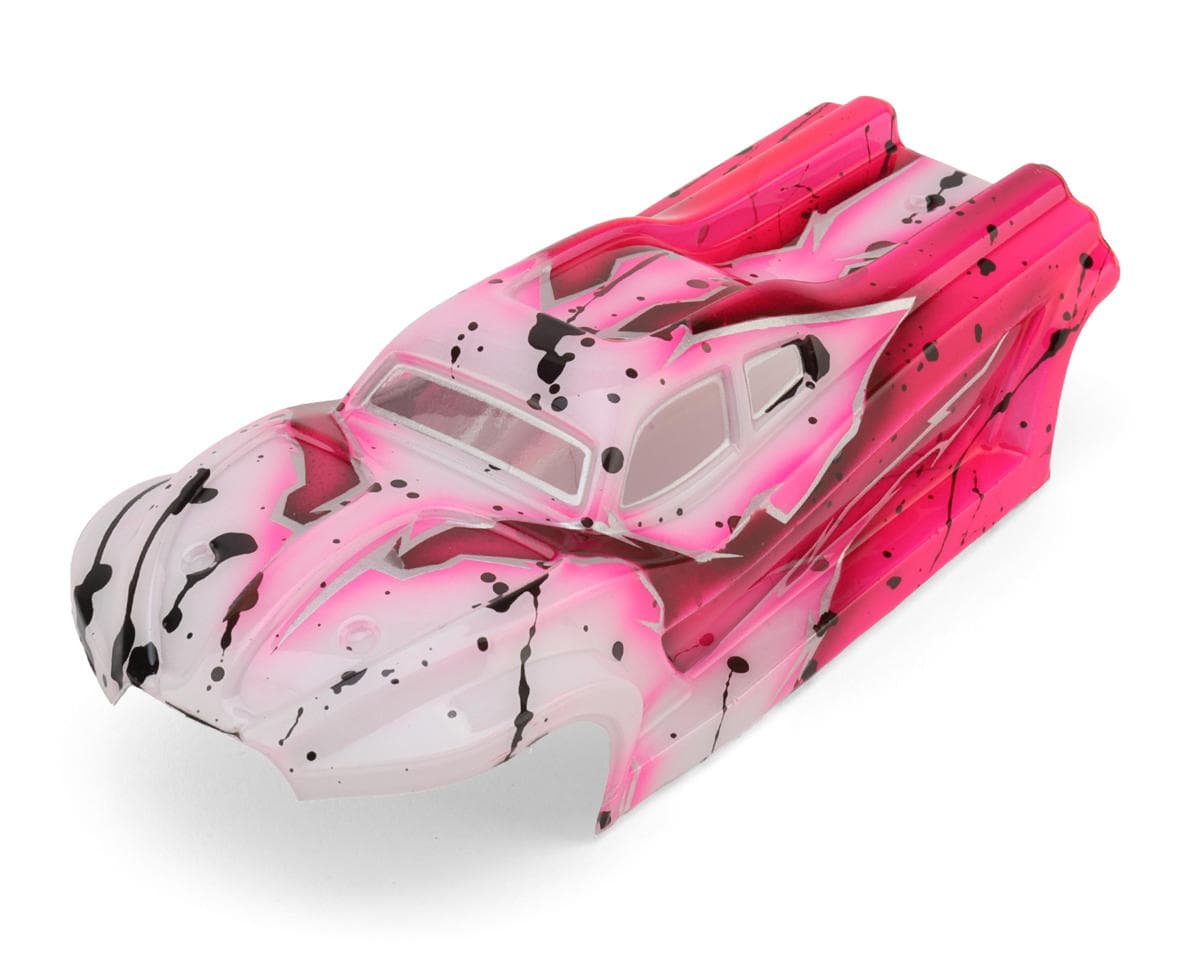 RadianZ Design SpeedBug 1/24 Airbrush Pre-Painted Truggy Body (Pink/Grey) (Losi® Micro-B™)
