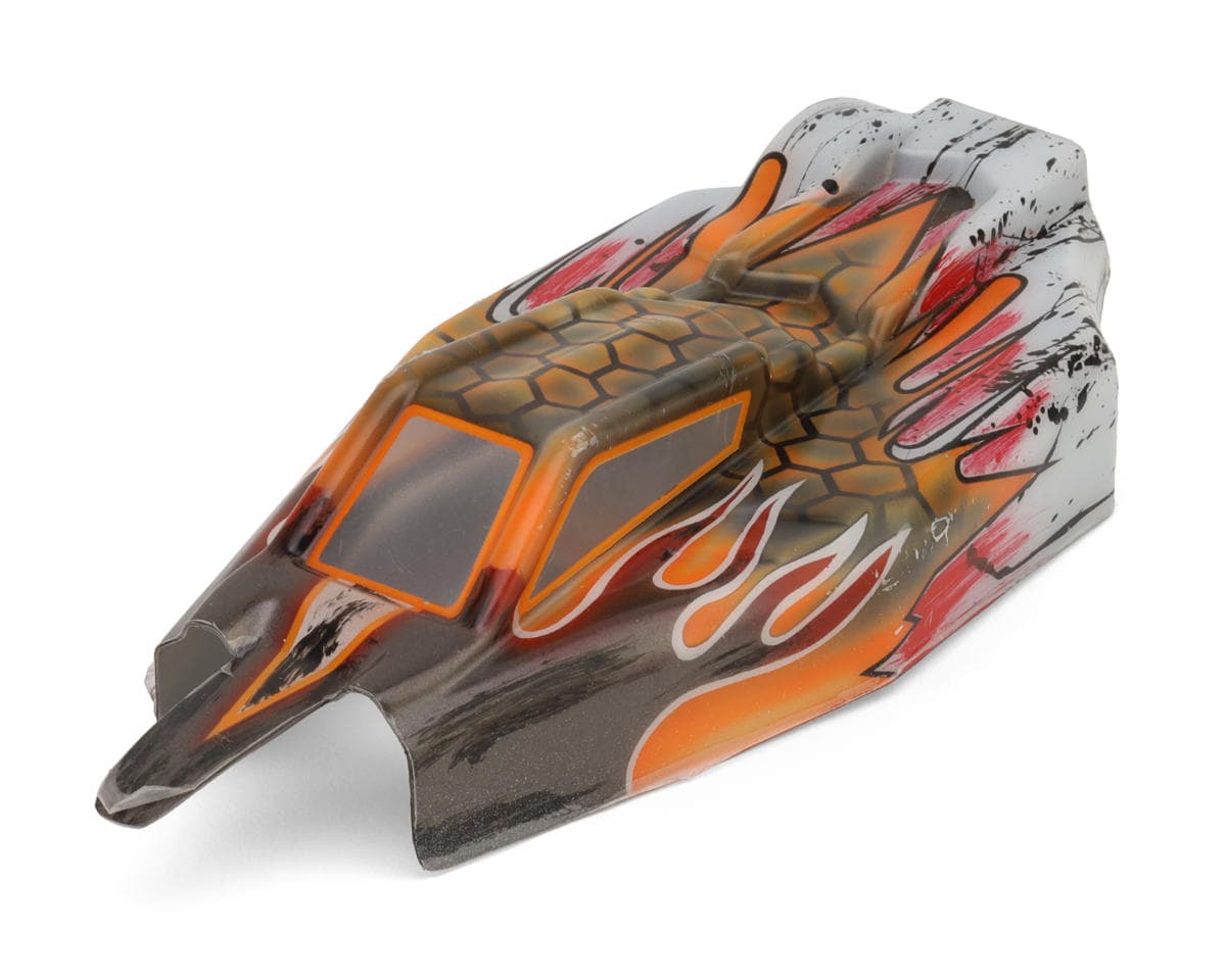 RadianZ Design Funky 1/16 Airbrush Pre-Painted Buggy Body (Hellfire) (Losi® Mini-B™)