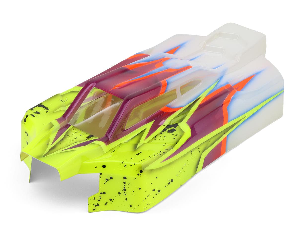RadianZ Design Quinnectic 1/10 Airbrush Pre-Painted Buggy Body (Neon Flash) (XRAY XB4 2024/2025/2026)