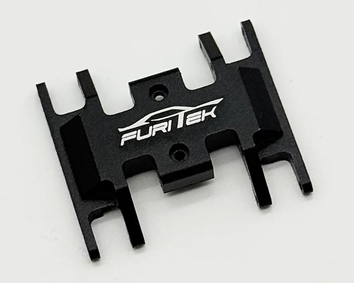Furitek Axial SCX24 Flex LCG Aluminum Skid Plate (Tri-Unity) (Black)