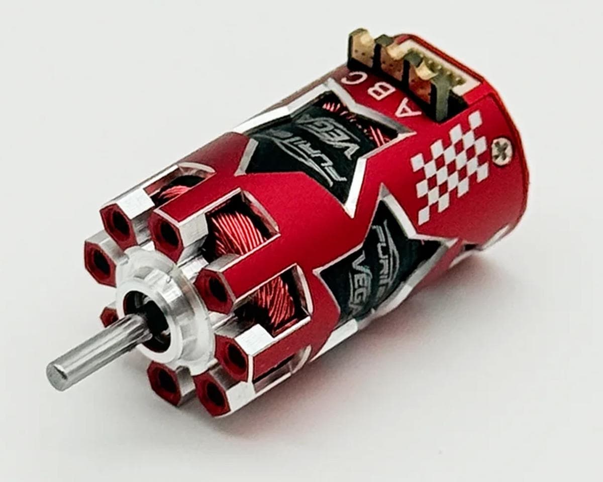 Furitek Vega 1/24 & 1/28 Drift/Race Micro Sensored Brushless Motor (5500kV) (Red)