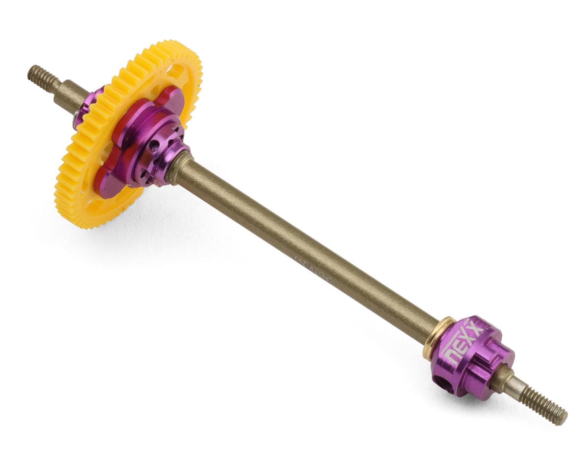 NEXX Racing Mini-Z 2WD MR03/04 Locked-Spool Differential Set (Purple)