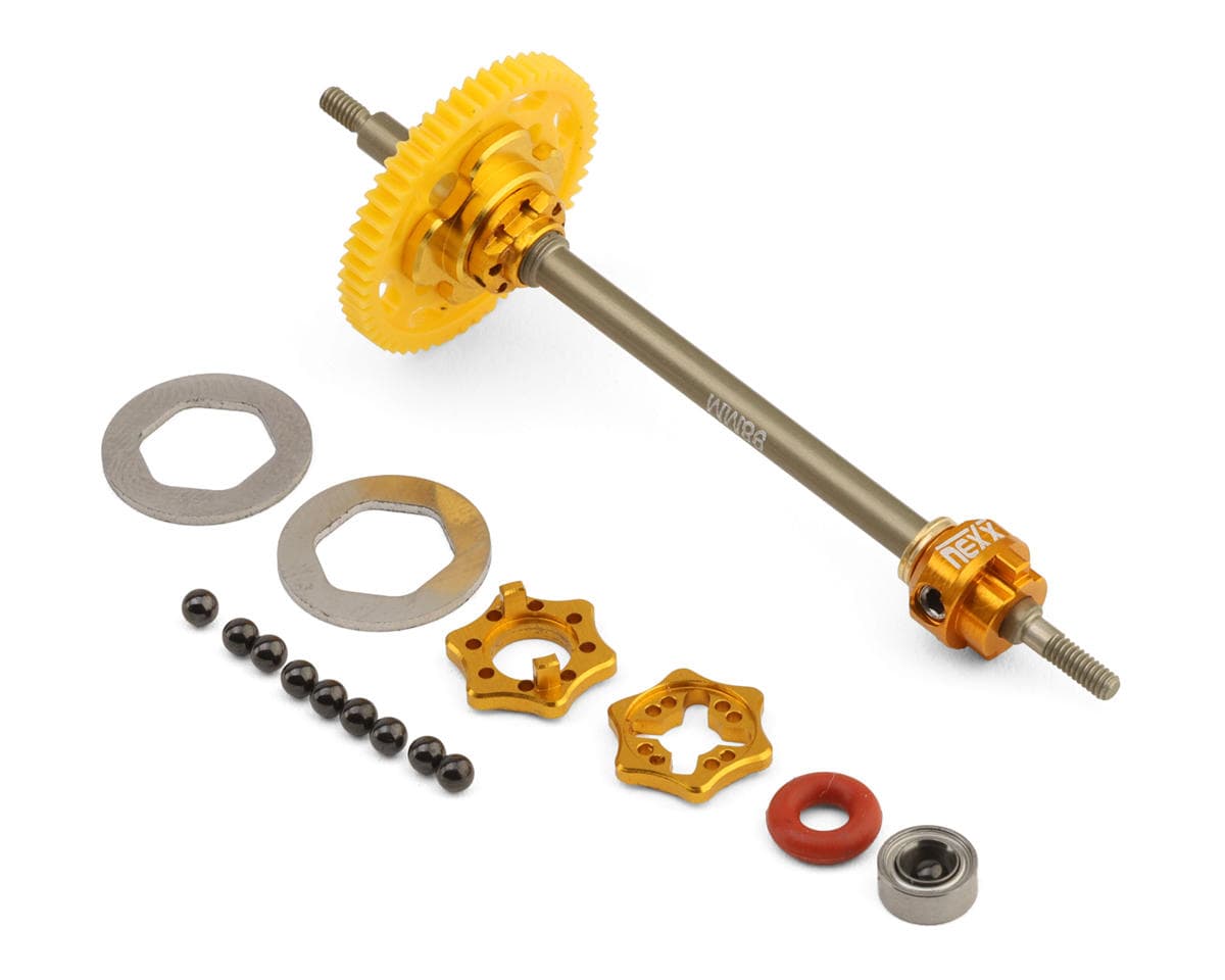 NEXX Racing Kyosho Mini-Z MR03/04 2WD Dual-Function Spool & Ball Differential Set (Yellow)