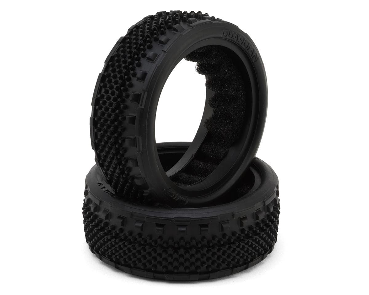 Avid RC Guardian 2.2" 4WD Front Buggy Carpet Tires (2) (A3 Green/Medium)